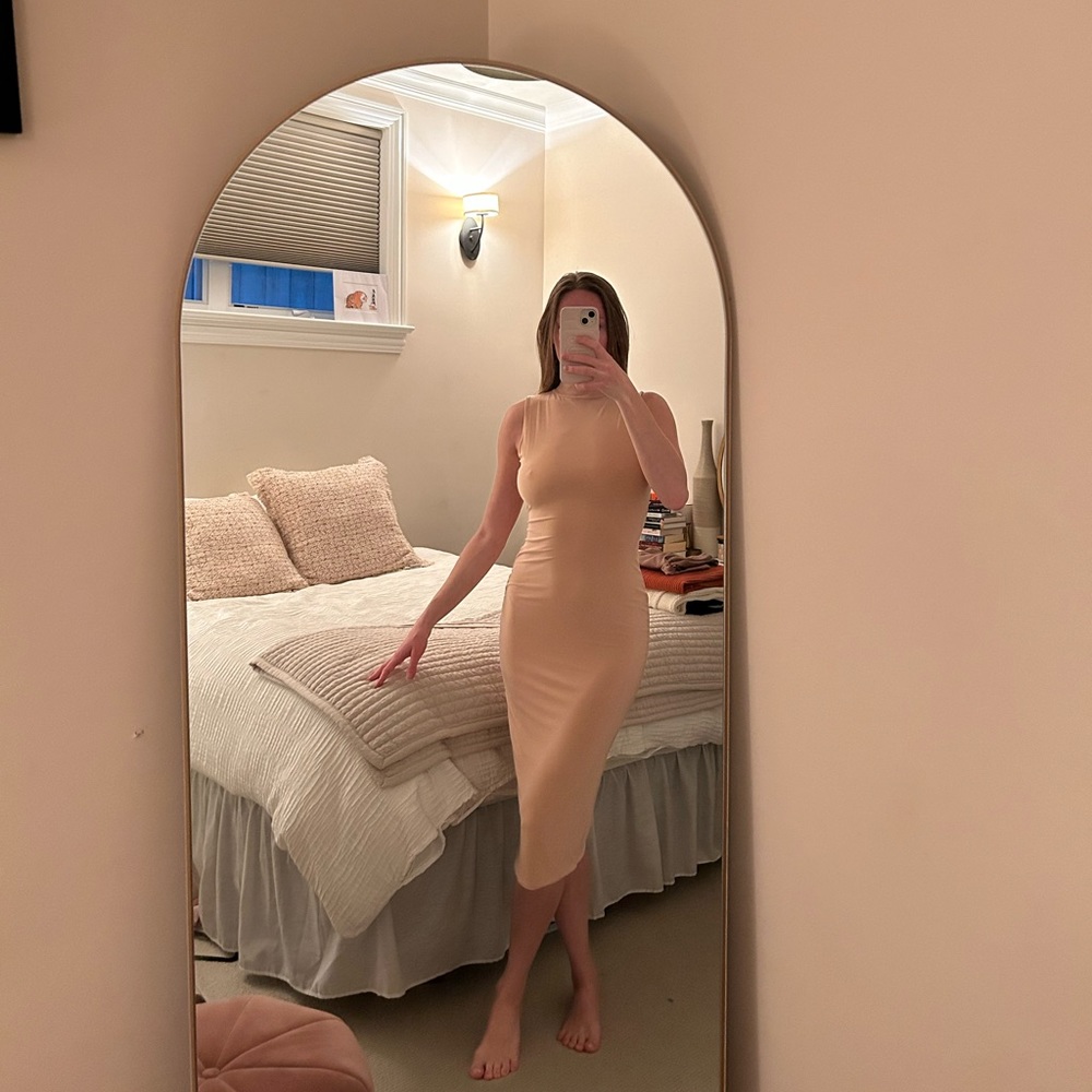 Pale pink Nasty Gal dress - never worn, size 2